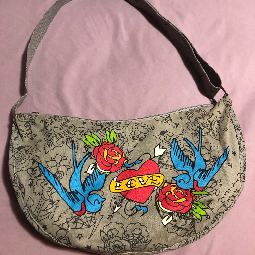 Tattoo Style Hobo Bag